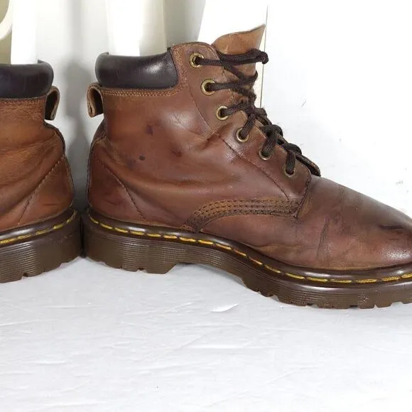 Dr Martens Women’s VTG Crazy Horse Uk4 US6 Brown gaucho Ankle Boots England