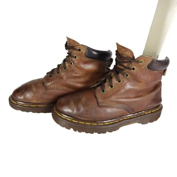 Dr Martens Women’s VTG Crazy Horse Uk4 US6 Brown gaucho Ankle Boots England