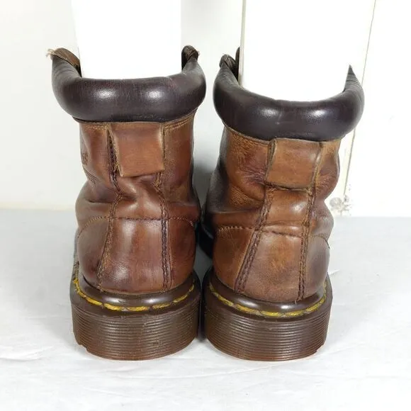 Dr Martens Women’s VTG Crazy Horse Uk4 US6 Brown gaucho Ankle Boots England