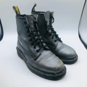 Dr. Martin women’s distressed Silver combat boots, size 7