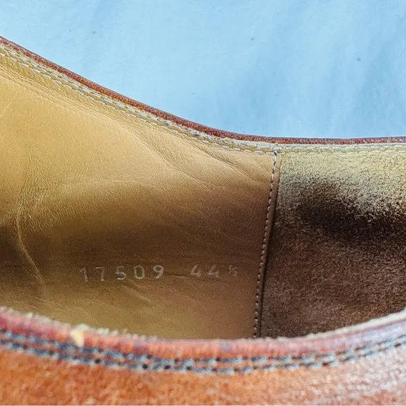 Dries Von Noten Men's Size 11 Brown Leather Buckle Shoes