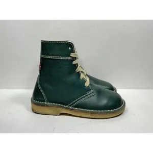 Duckfeet Odense Wool Lined Boots Green Leather Women’s Size 9 / 39 Shoss