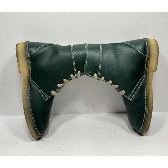 Duckfeet Odense Wool Lined Boots Green Leather Women’s Size 9 / 39 Shoss