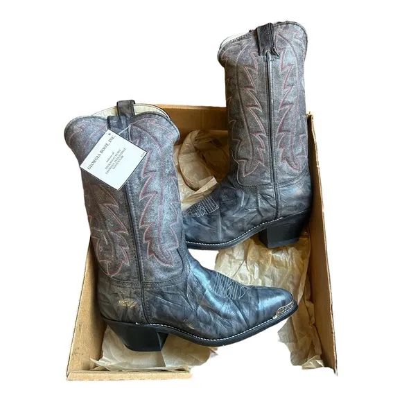 Durango grey mens cowbody boots Size 9EE