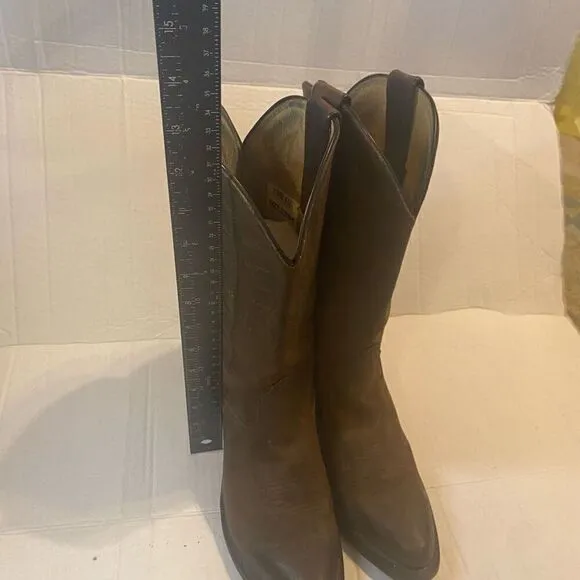 DURANGO Women’s 11” Western Shaft Stitch Tan Boots Size 7M SEE DESCRIPTION