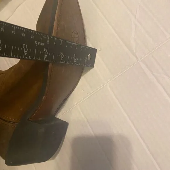 DURANGO Women’s 11” Western Shaft Stitch Tan Boots Size 7M SEE DESCRIPTION