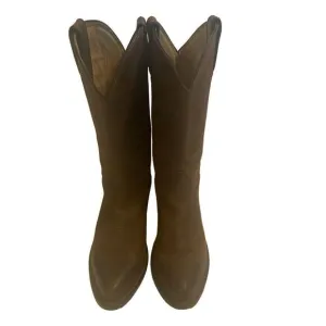 DURANGO Women’s 11” Western Shaft Stitch Tan Boots Size 7M SEE DESCRIPTION