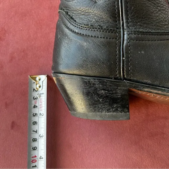 Durango Women’s Black Leather Cowboy Boots size 6.5