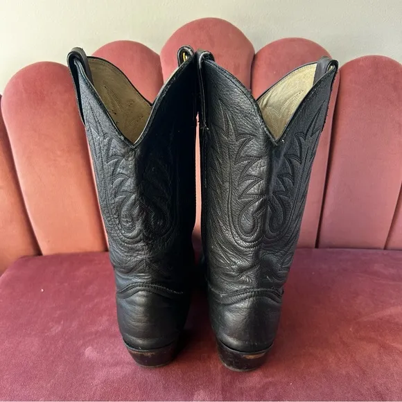 Durango Women’s Black Leather Cowboy Boots size 6.5