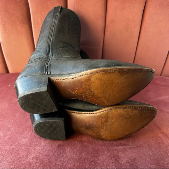 Durango Women’s Black Leather Cowboy Boots size 6.5
