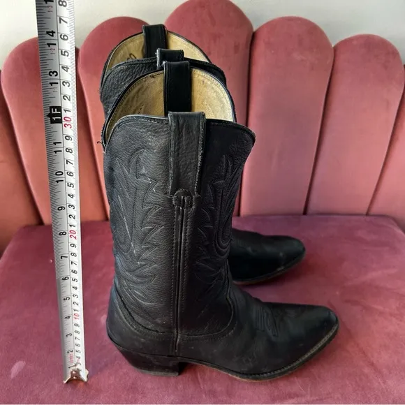 Durango Women’s Black Leather Cowboy Boots size 6.5