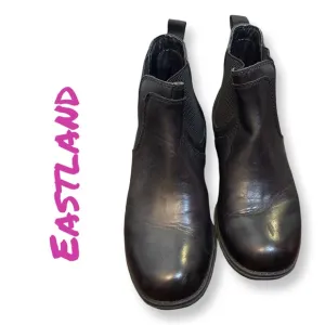 EASTLAND Women’s Black Leather Ankle Boots