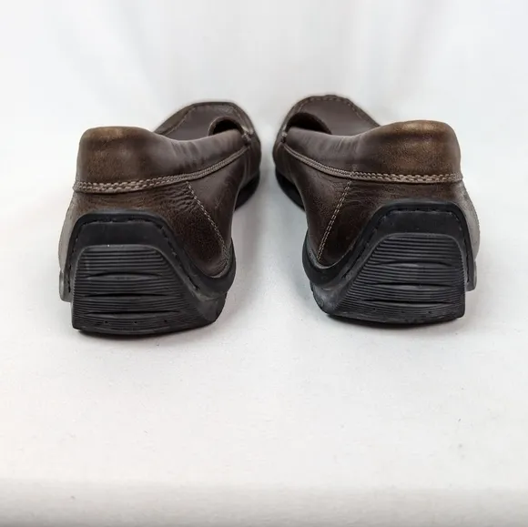 ECCO 46/12-12.5 Classic Moccasin 2.0 Slip On Shoes Loafers Coffee Brown Leather