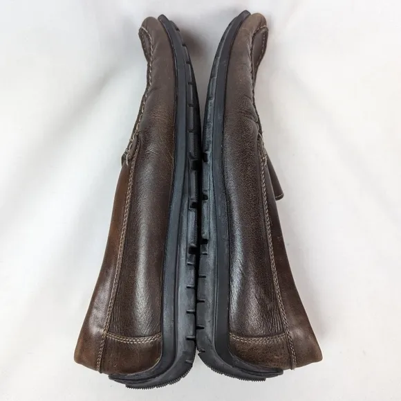 ECCO 46/12-12.5 Classic Moccasin 2.0 Slip On Shoes Loafers Coffee Brown Leather