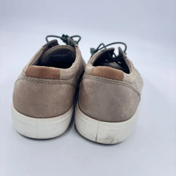ECCO Men's Soft 7 Sneaker Navajo Brown Casual Leather Shoes Size 7