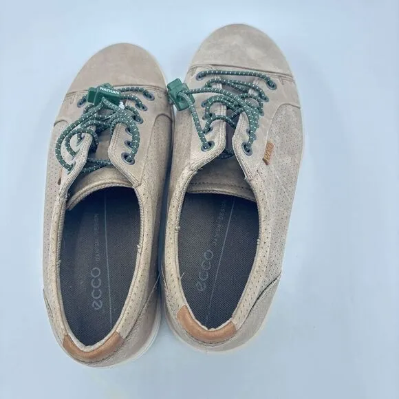 ECCO Men's Soft 7 Sneaker Navajo Brown Casual Leather Shoes Size 7