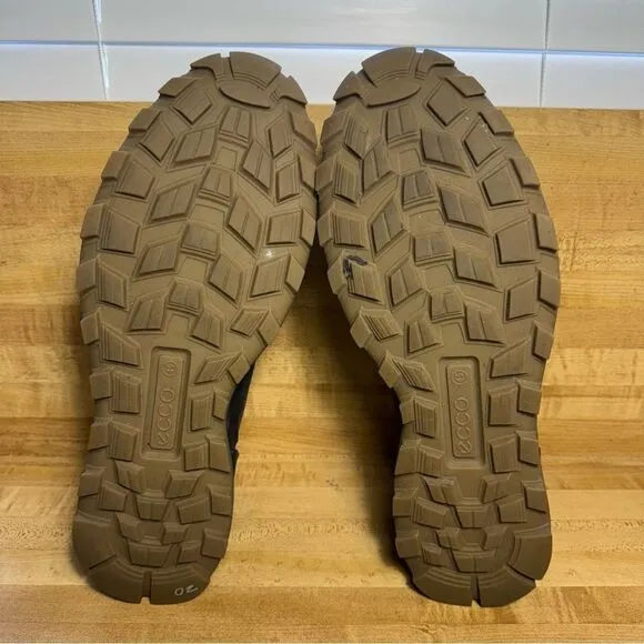Ecco Men's Exostrike Outdoor Low Hiking Shoes Green Gore-Tex GTX Size 11 EUR 45