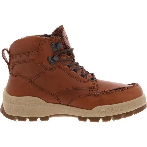 ECCO Womens Track 25 Brown Leather Outdoor Trail Hiking Boots Shoes New