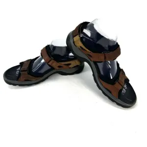 Ecco Yucatan Women's 41 US 10-10.5 Shoes Brown Black Gray Outdoor Hiking Sandals