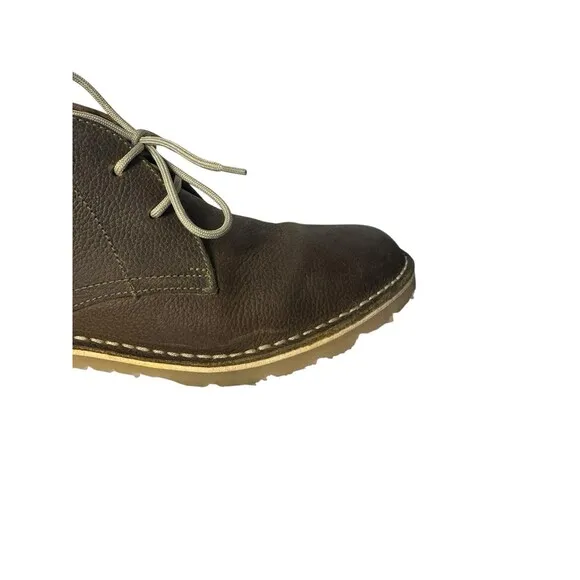 Eight Feet Veldskoen Size Men 9 Wom 11 Olive Brown Leather Lace Up Chukka Boots