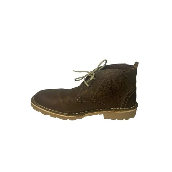 Eight Feet Veldskoen Size Men 9 Wom 11 Olive Brown Leather Lace Up Chukka Boots