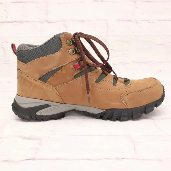Elk Woods Highpoint Waterproof Hiking Boots Shoes 10M Brown Suede Lace-Up