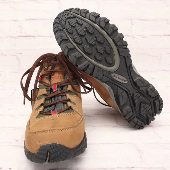 Elk Woods Highpoint Waterproof Hiking Boots Shoes 10M Brown Suede Lace-Up