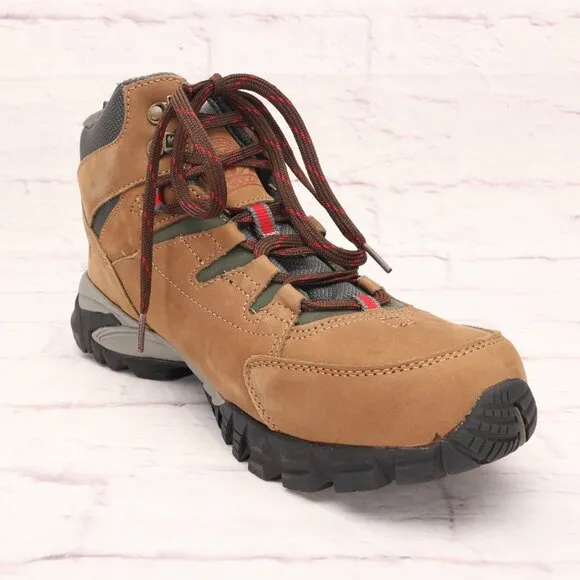 Elk Woods Highpoint Waterproof Hiking Boots Shoes 10M Brown Suede Lace-Up