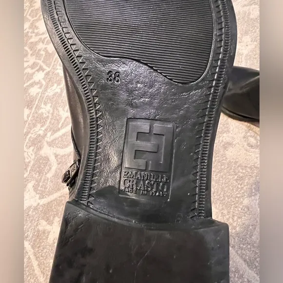 Emanuele Crasto leather boots
