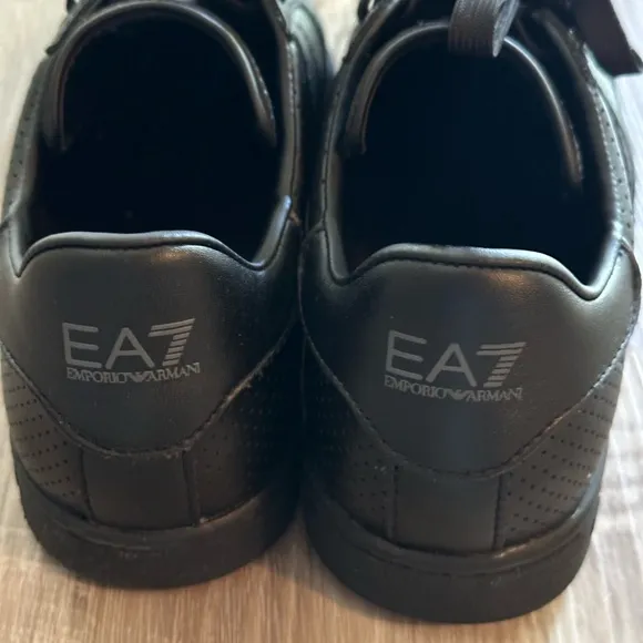 Emporio Armani kid’s Black Sneakers