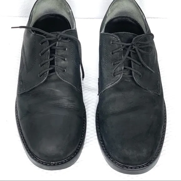 EUC-NUNN Bush Nubuck Leather PlainToe OxFord Shoes