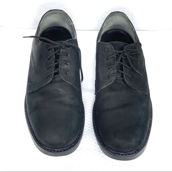 EUC-NUNN Bush Nubuck Leather PlainToe OxFord Shoes