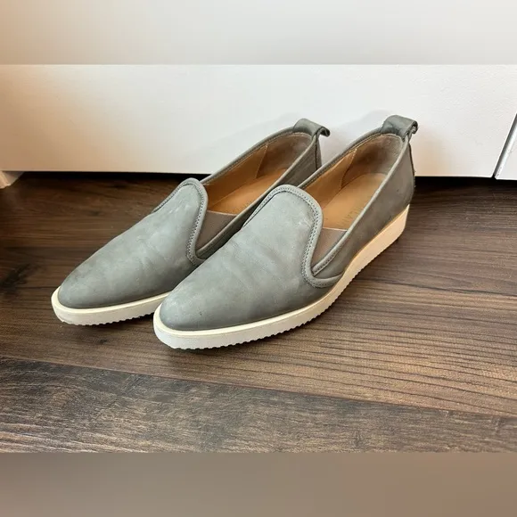Everlane Nubuck Street Shoe Slip On Shoes - Gray Taupe (Size 9.5)