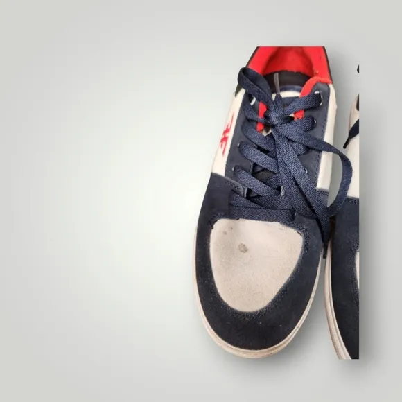 FALLEN PATRIOT CUPSOLE SKATEBOARD SHOES Men's Navy White Sneakers Size 8