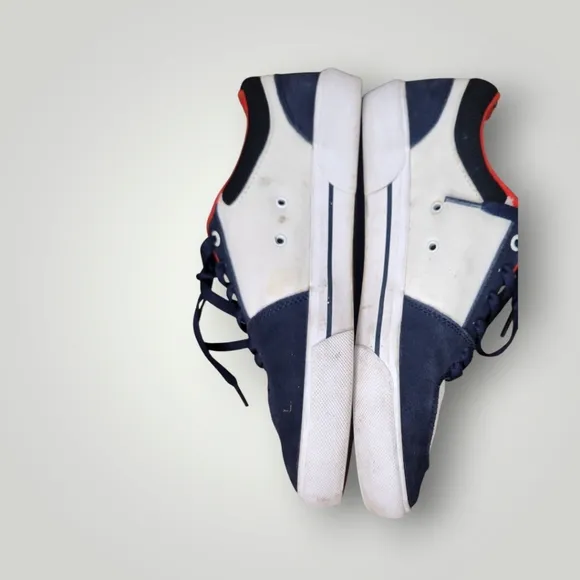 FALLEN PATRIOT CUPSOLE SKATEBOARD SHOES Men's Navy White Sneakers Size 8