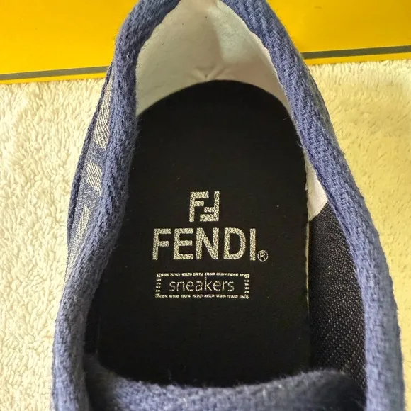 Fendi Men's Blue Sneakers