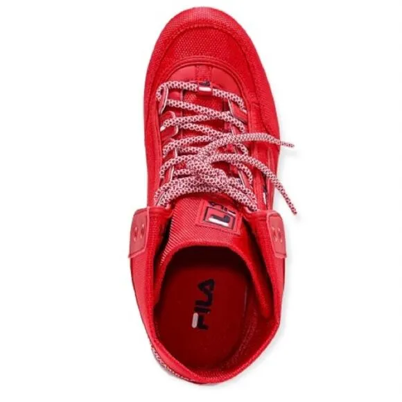 FILA Disruptor ballistic red boots Women’s Size 7