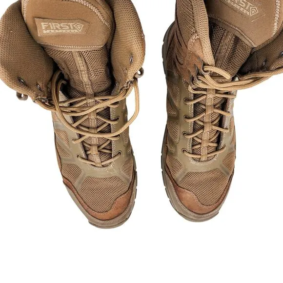 First Tactical Men’s Boots Size 12W Operator Boot 7 Inches Coyote Brown 165010