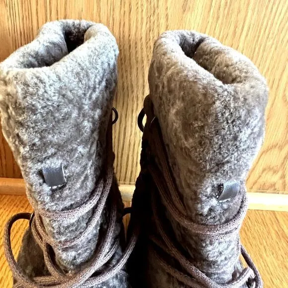 Fitflop Size 7 Shearling Winter‎ Snow Boots Super Blizz Winter Size 7 Waterproof