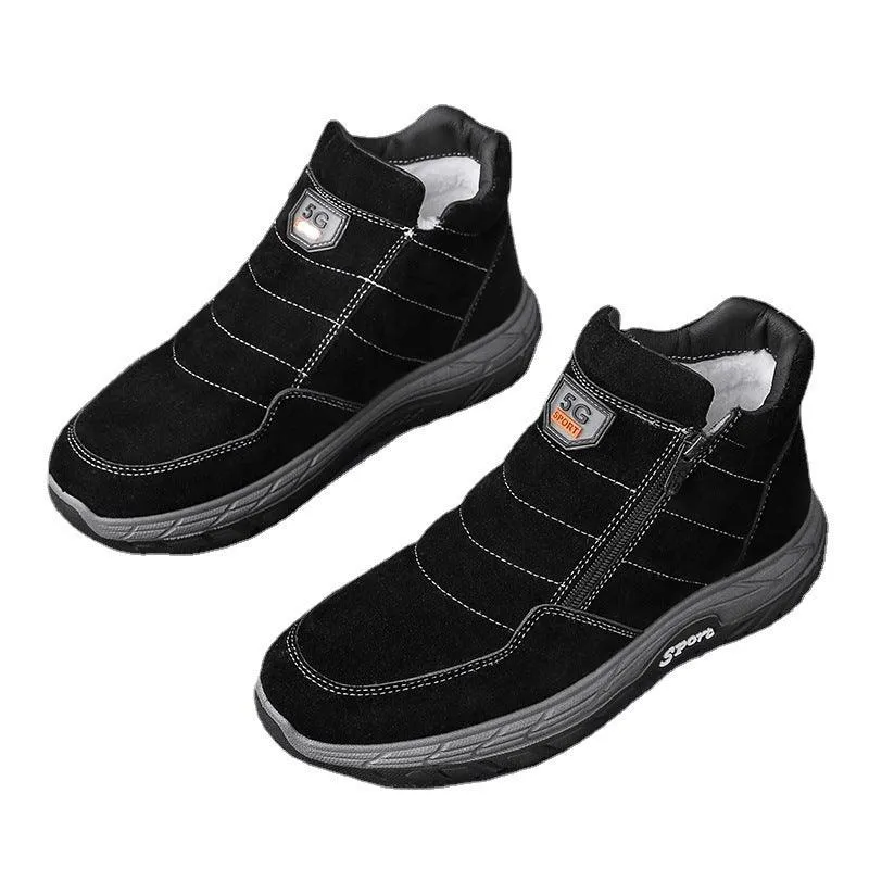 Fleece And Cotton Warm Outdoor Hiking Shoes