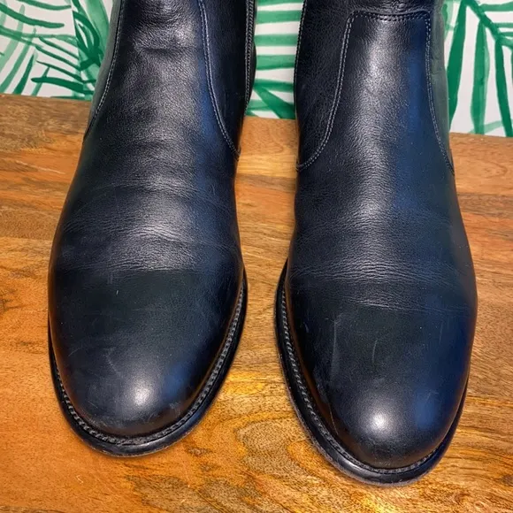Florsheim Imperial Black Leather Zip Ankle Boots Men’s 10.5 D