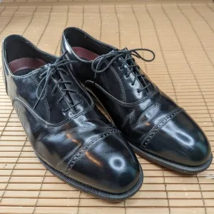 Florsheim Lexington Mens Cap-Toe Oxford Shoes Size 10.5EE Black leather. Great c