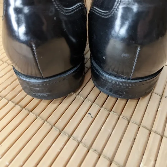 Florsheim Lexington Mens Cap-Toe Oxford Shoes Size 10.5EE Black leather. Great c