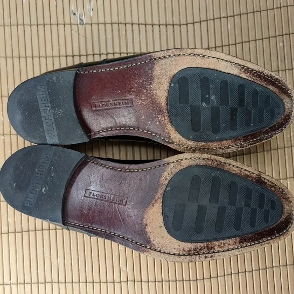Florsheim Lexington Mens Cap-Toe Oxford Shoes Size 10.5EE Black leather. Great c