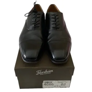 🛒👞🪻Florsheim Men’s shoes Black Corbetta Oxford Cap Toe,Size 12.