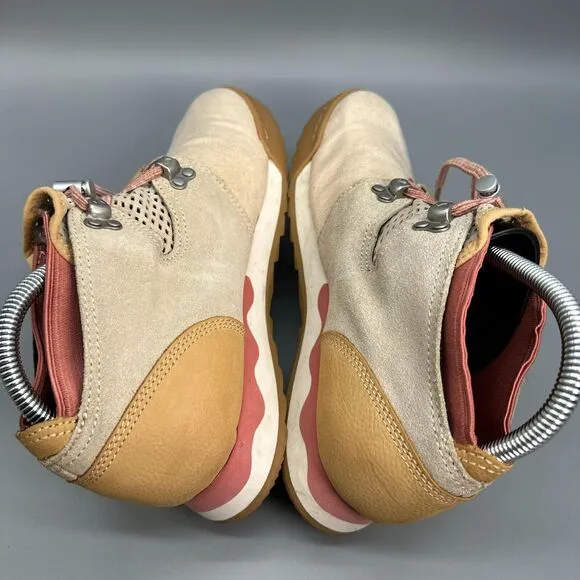 Forsake Contour Air Women's 8 Sand Suede Lace Up Low Top Round Toe Hiking Shoe