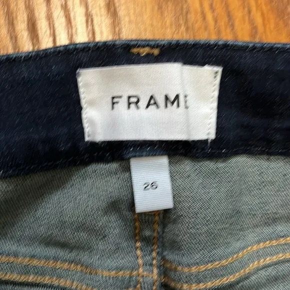 Frame Women’s Le Crop Mini Boots Jeans Size 26
