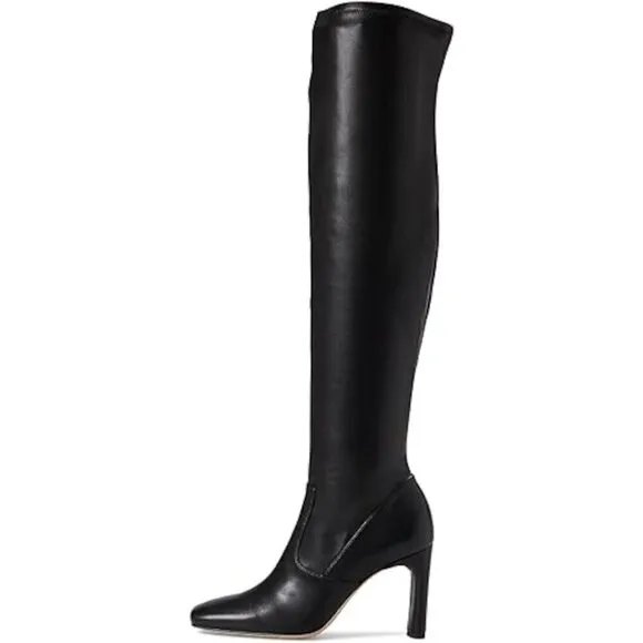 FRANCO SARTO Flexa Tall Over the Knee Black Boots Women's Size 10 m New $220