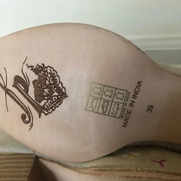 Free People Women's Bowers Embroidered Boots Size EU 39/US 9