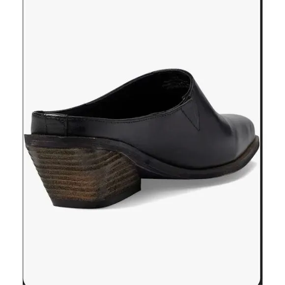 Free People Black Tallulah Mule Woman Shoes